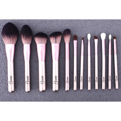 12 Pieces Makeup Brush Set